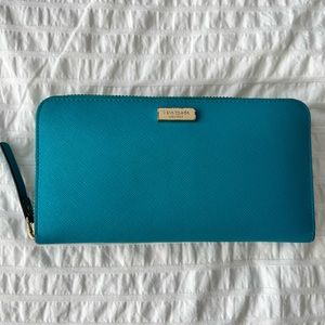 Kate Spade Blue Large Wallet